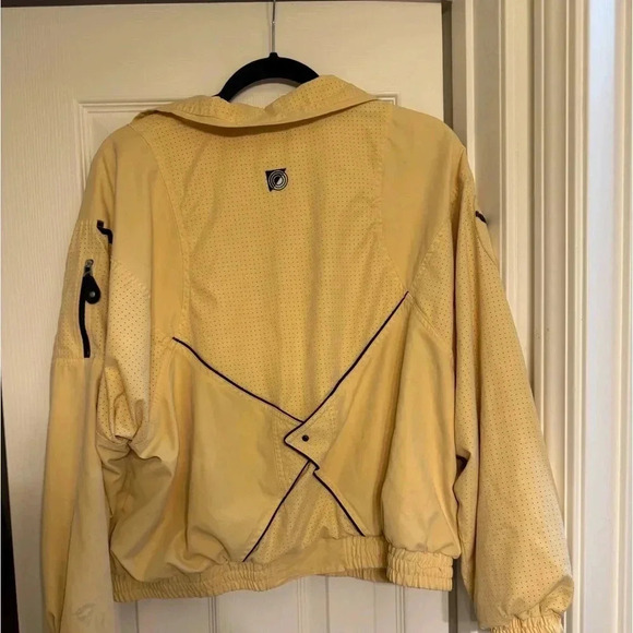 Jamie Sadock Full Zip Up Jackets Long Sleeve Yellow Women's Size Large - Picture 6 of 8